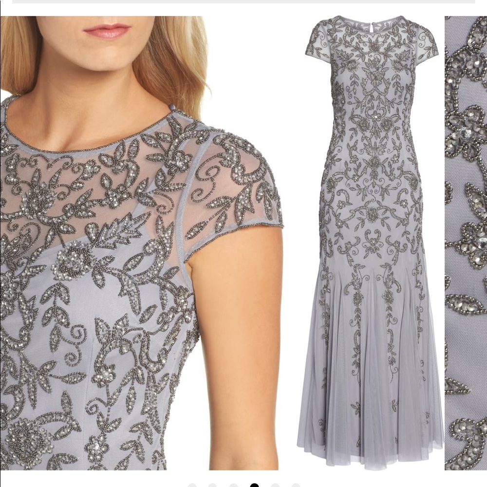 Adrianna Papell
Beaded Floral Gown